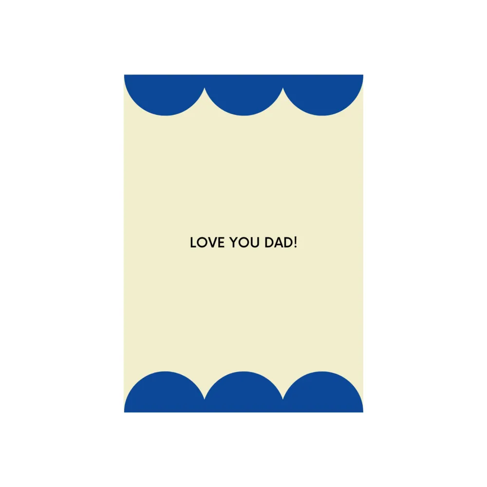 Matriks JL Postkaart Love You Dad Dubbel