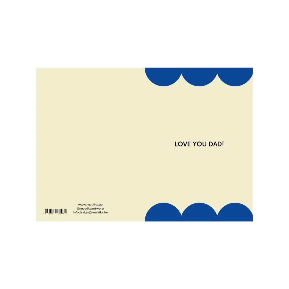 Matriks JL Postkaart Love You Dad Dubbel