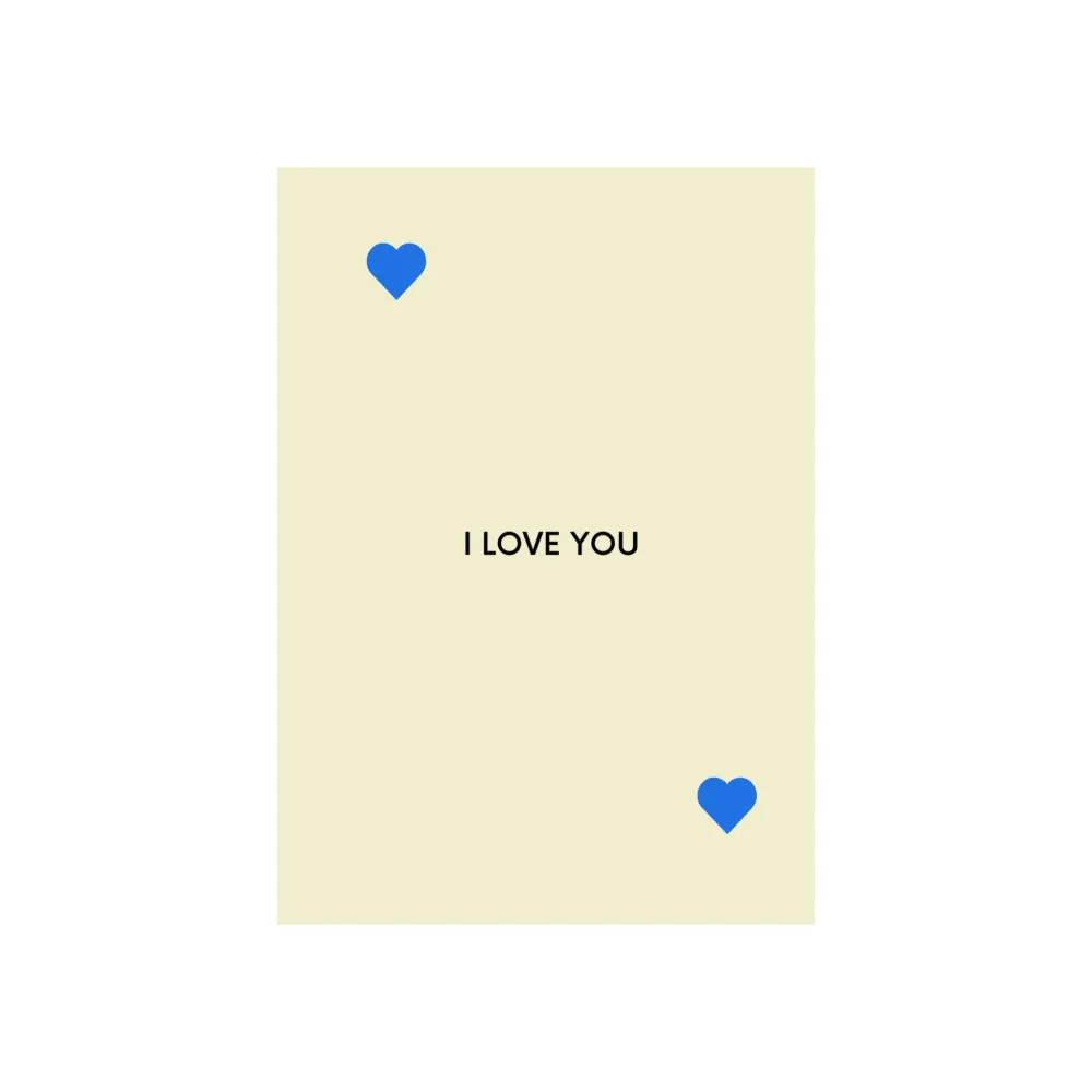 Matriks JL Postkaart I Love You Dubbel