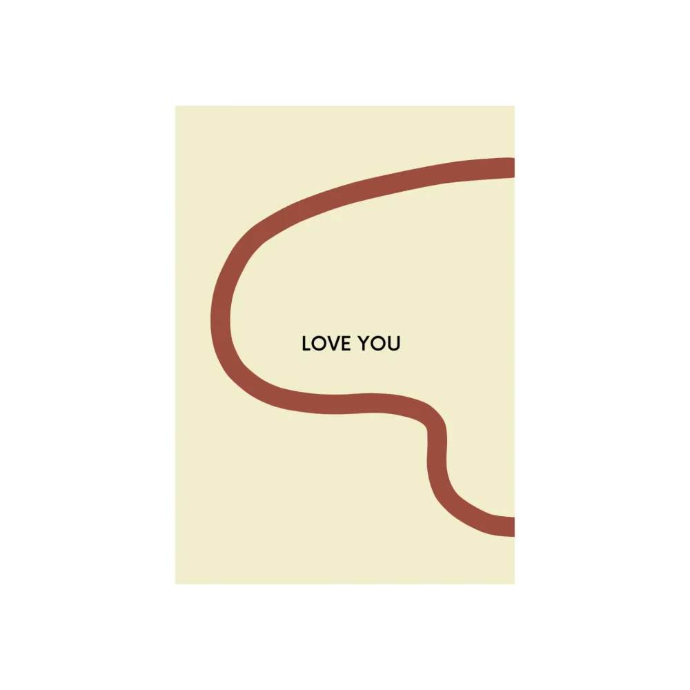 Matriks JL Postkaart Love You Dubbel