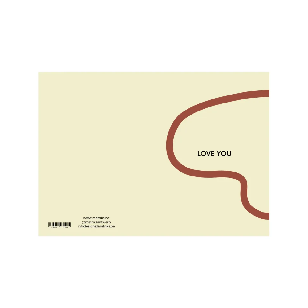 Matriks JL Postkaart Love You Dubbel