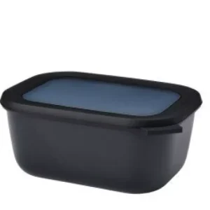 Cirqula Multikom Rechthoekig Nordic Black 1500 ml Mepal