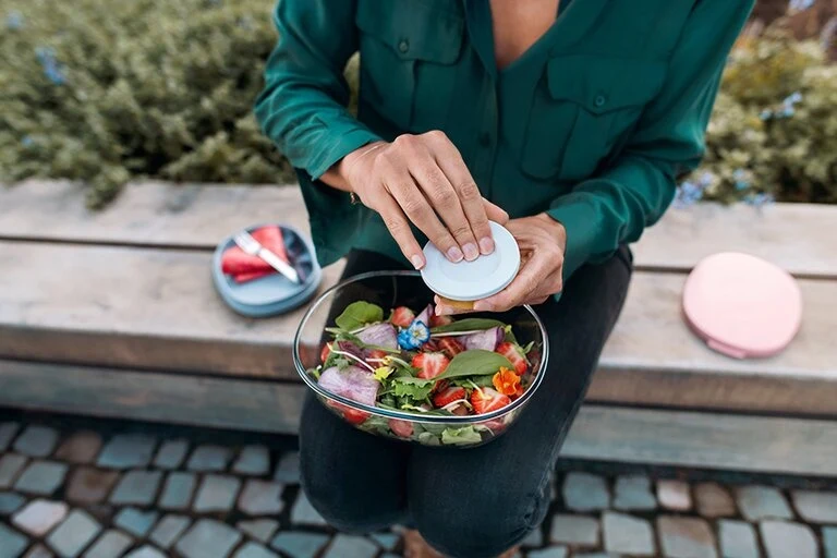 Ellipse Saladebox Nordic Green Mepal