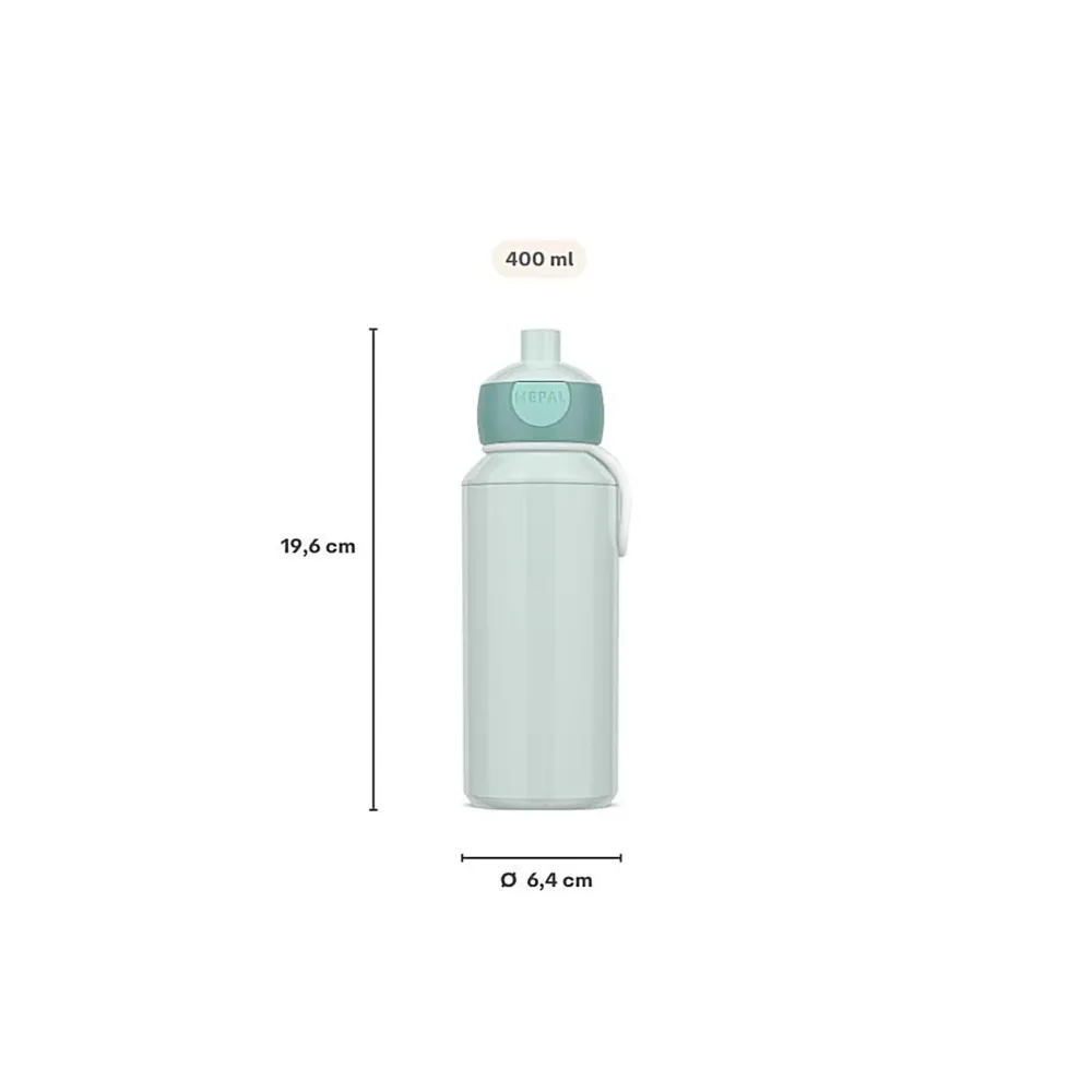 Mepal Drinkfles pop-up campus 400ml - cool mint