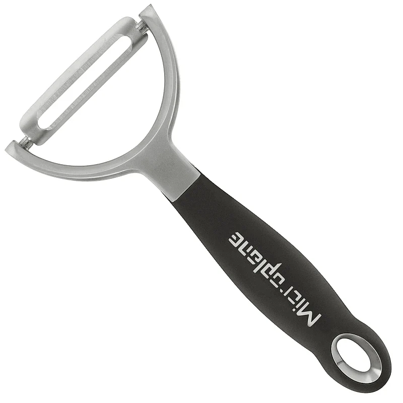 Microplane Specialties Dunschiller Y-model glad zwart/rvs