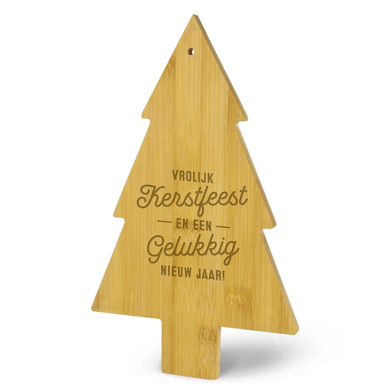 Borrelplank Vrolijk kerstfeest Miko