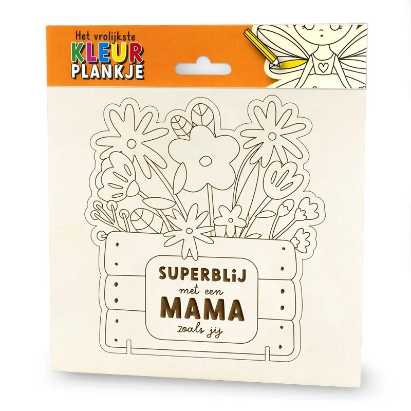 Kleurplankje Mama Miko