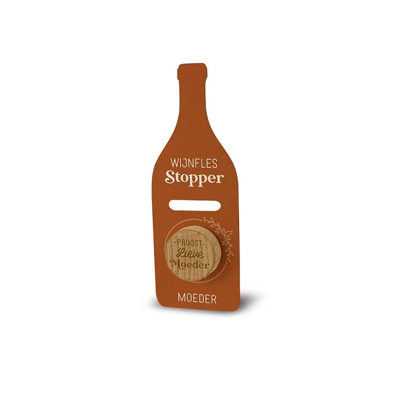 Wijnstopper Proost lieve moeder Miko