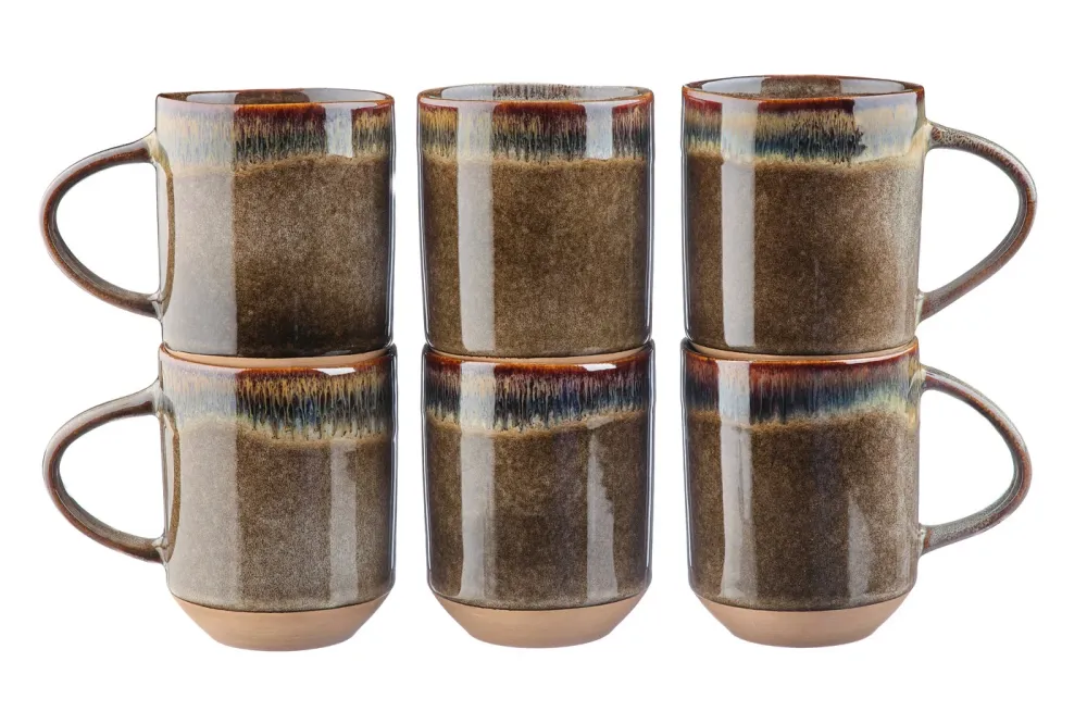 Mok GENESIS 40cl - 6 stuks - Basalt
