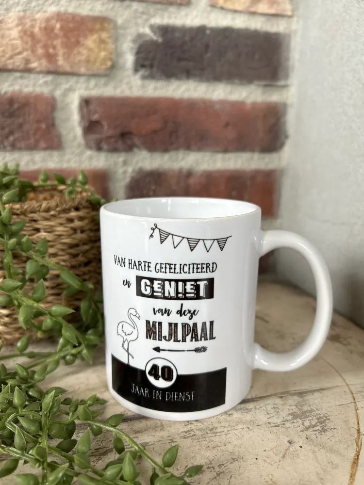 Mok 40 jaar dienst