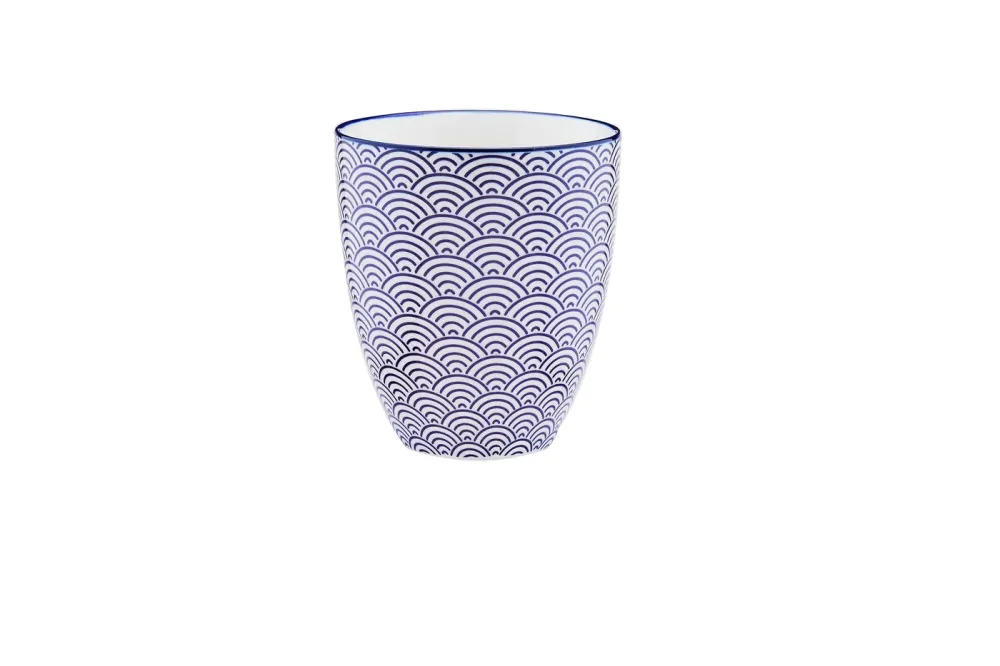 Mok PATTERN 30cl - 6 stuks - Donker blauw