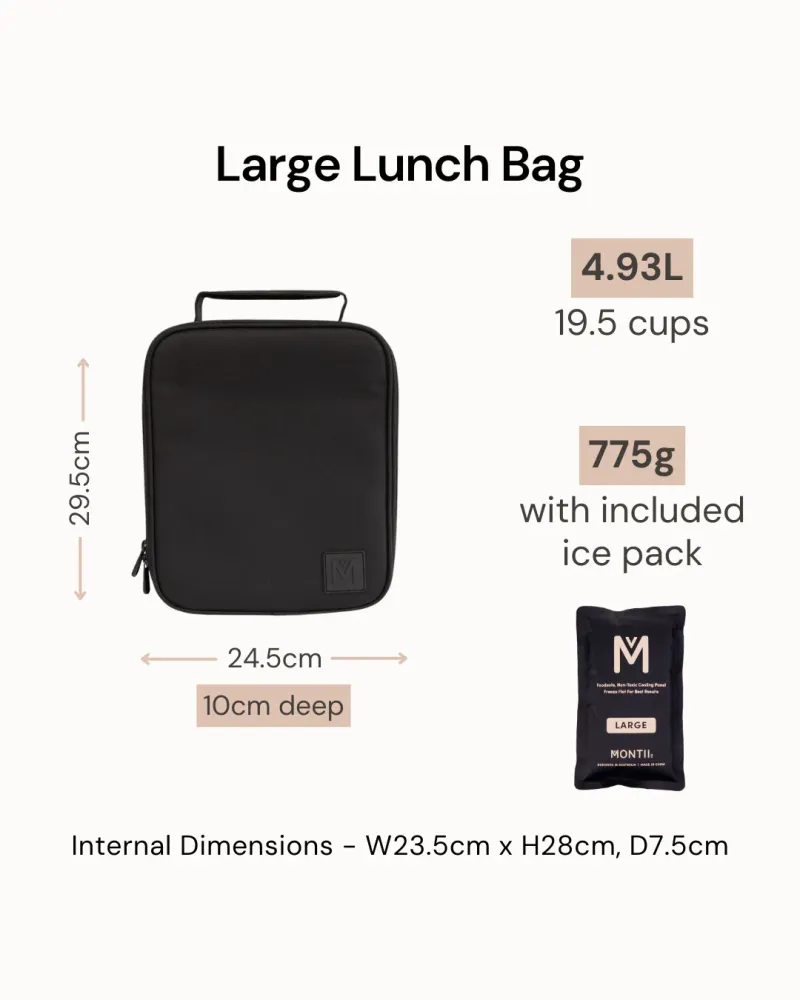 MontiiCo Lunchtas/Koeltas Large - 30x25x10cm - Construction