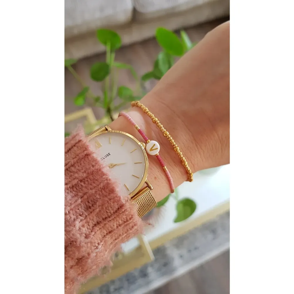 MOOI! Jewels armband met kleine en grote Miyuki beads