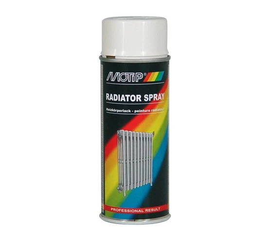 Radiator lak 2 kleuren 400ml Motip