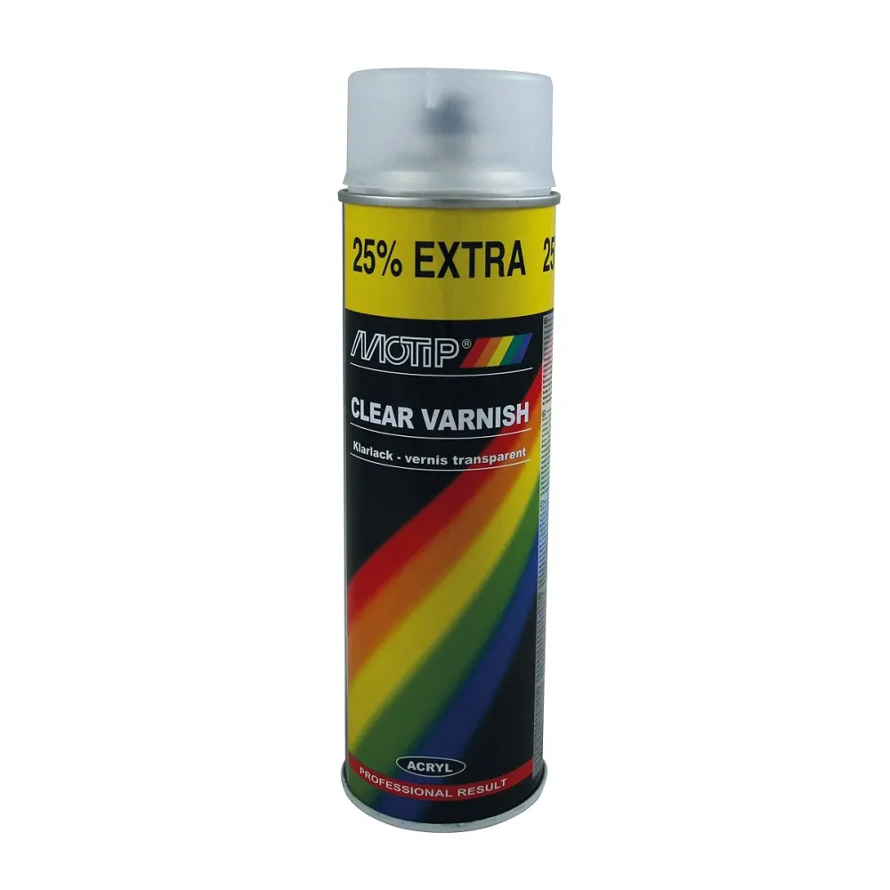 Vernis spray mat blinkend 400ml Motip
