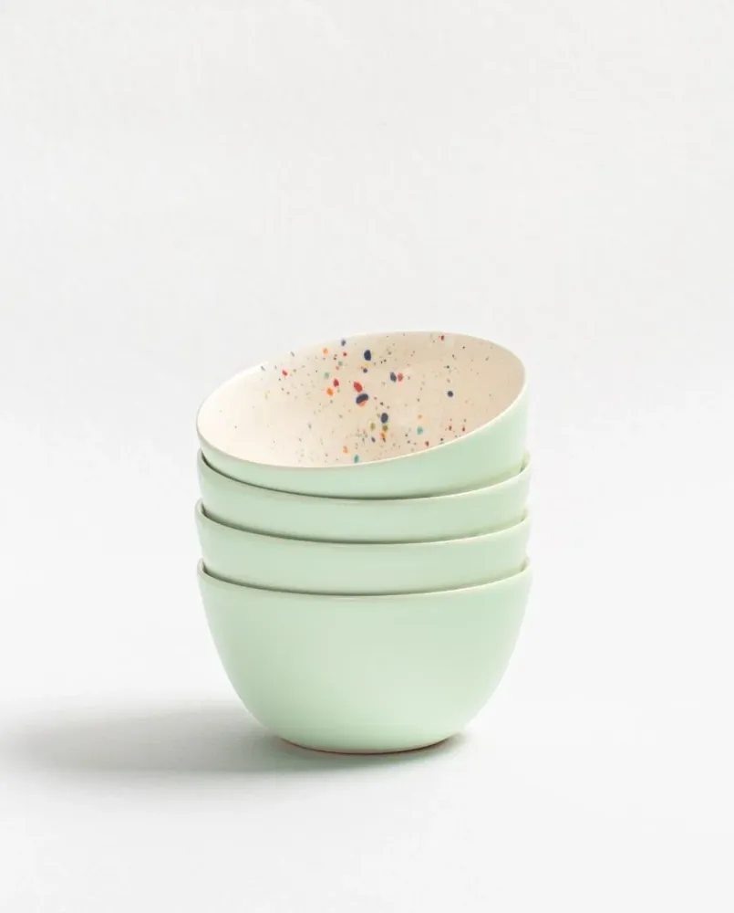 Breeze Party Steengoed Schaal 16cm Groen MT