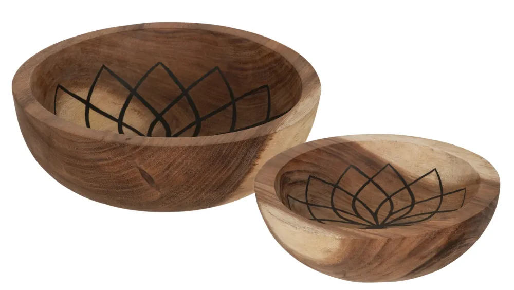 Mandala Lotus kommen, set van 2 - bestel per 2 stuks MUST Living