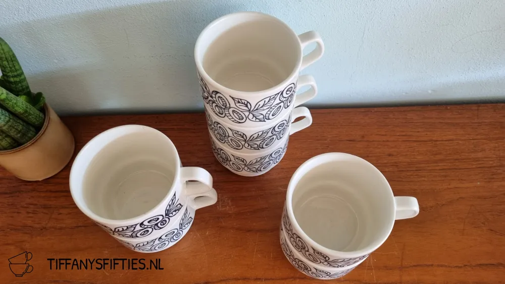 Boch "Vian" stapelkopjes retro olijven My Store