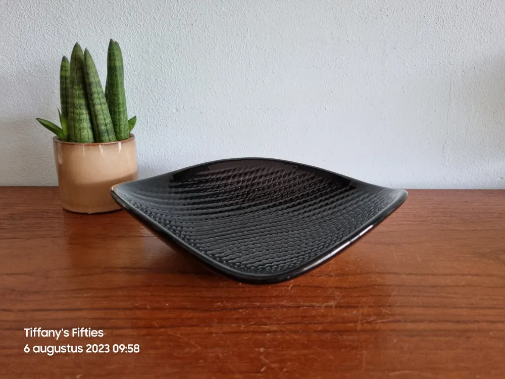 Deco schaal Boch "Cordaline" zwart My Store