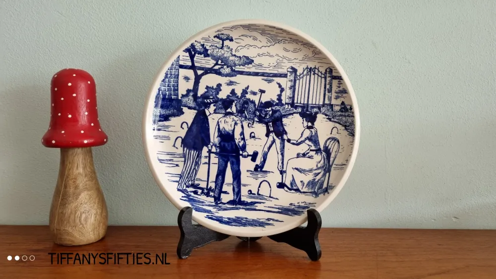 Decoratief bord Boch MRL croquet My Store