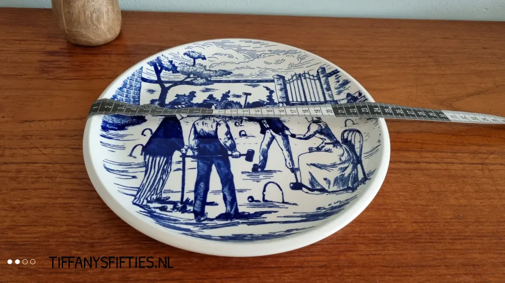 Decoratief bord Boch MRL croquet My Store