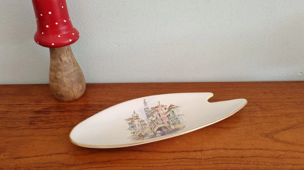 Decoratief langwerpig schaaltje Boch Keralux Vénice My Store