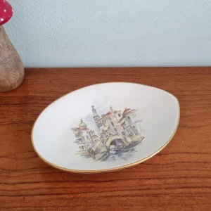 Decoratief ovaal schaaltje Boch Keralux Vénice My Store