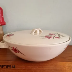 Dekschaal Boch "Saturne" gebloemd My Store