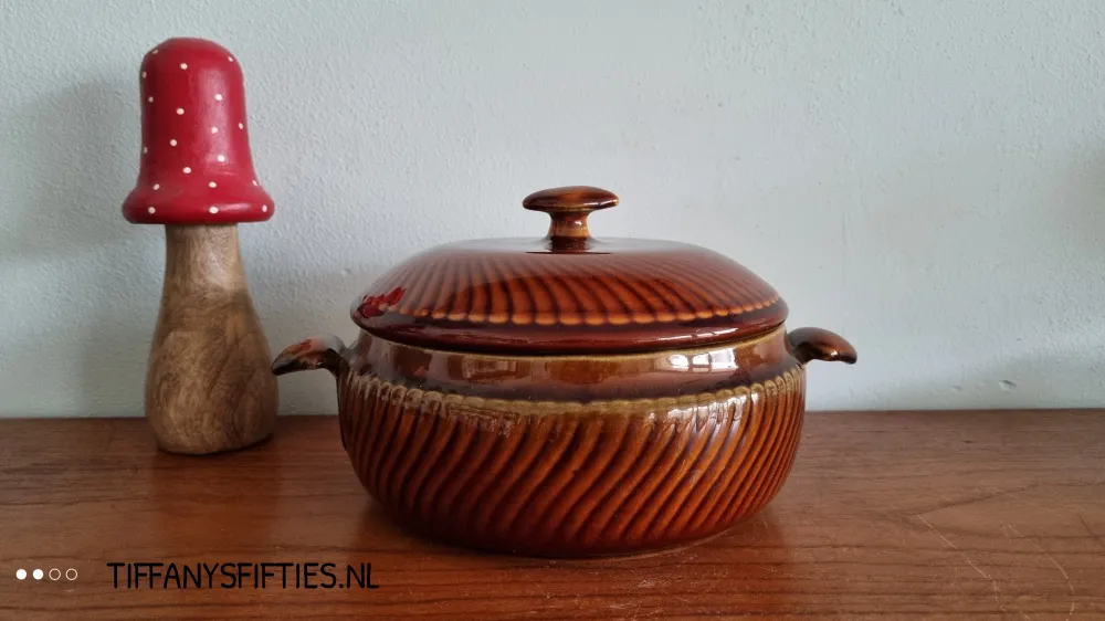 Dekschaal Boch "Trianon" bruin My Store