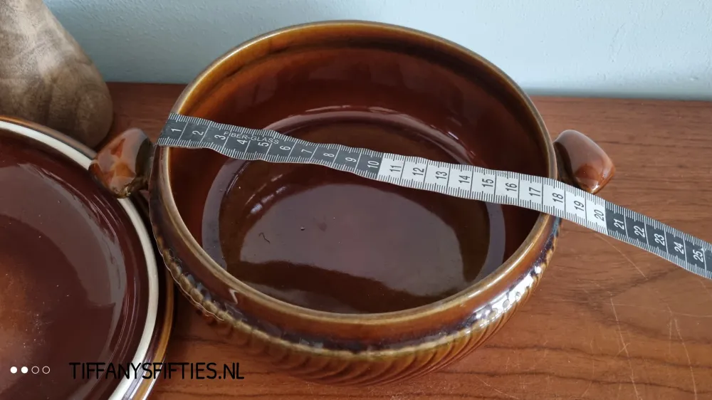 Dekschaal Boch "Trianon" bruin My Store