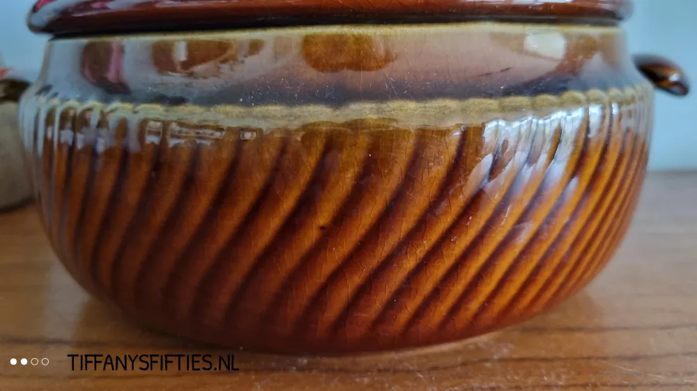 Dekschaal Boch "Trianon" bruin My Store