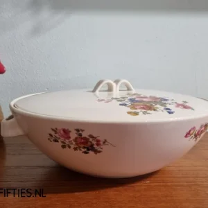 Dekschaal met bloemen Boch "Saturne" Tatiana My Store