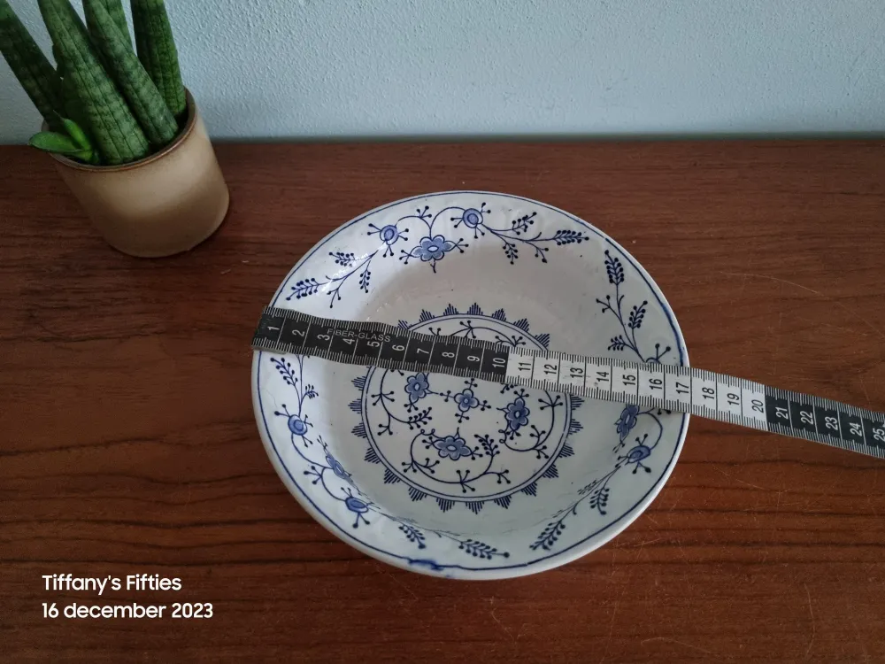 Diepe schaal Boch "Côtes Evasés" Meissen My Store