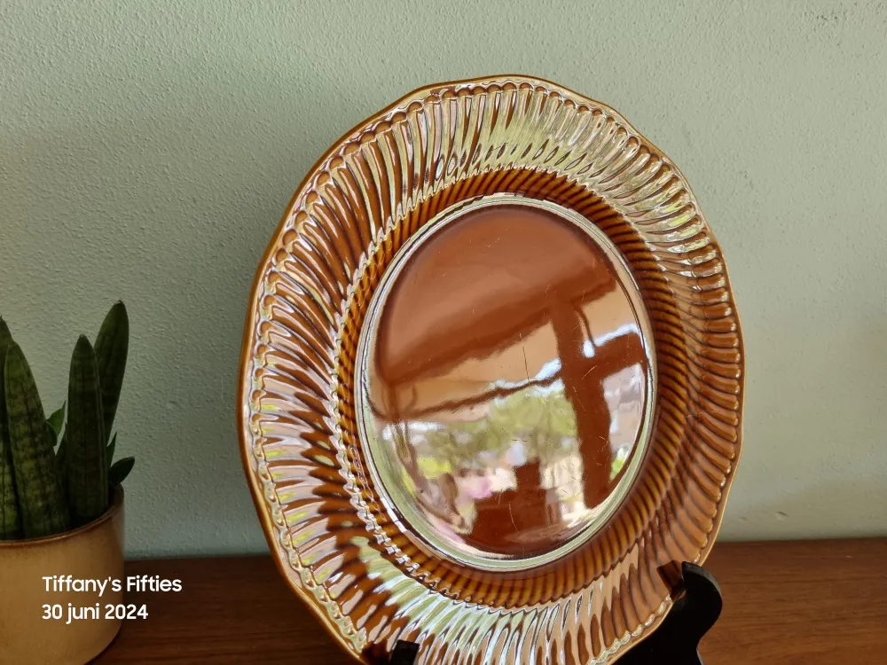 Dinerbord Boch "Trianon" bruin My Store
