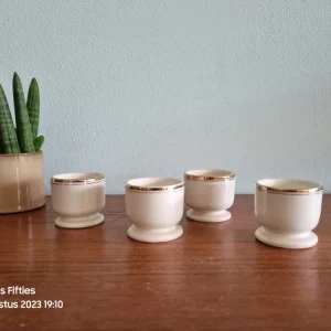 Eierdopje Boch met gouden randje My Store