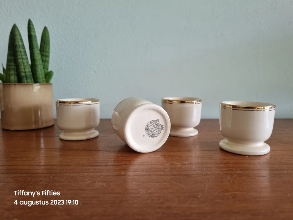 Eierdopje Boch met gouden randje My Store