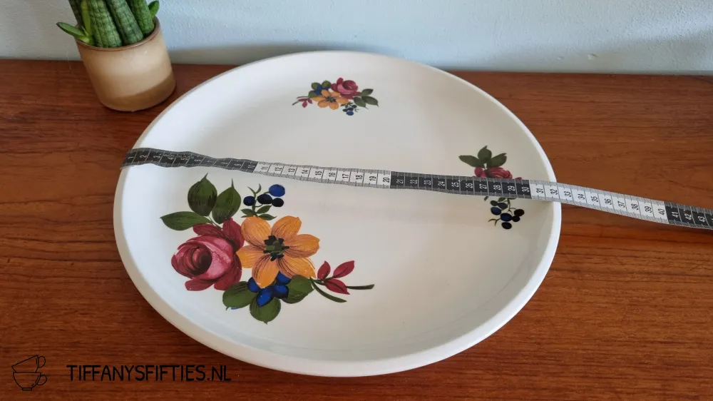 Groot serveerbord Boch "Menuet" Reve Fleuri My Store
