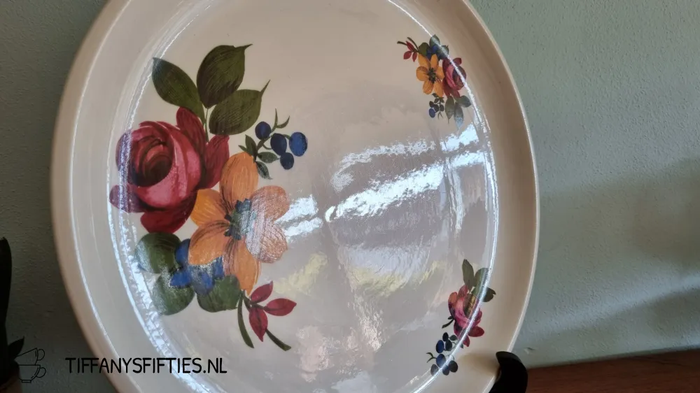 Groot serveerbord Boch "Menuet" Reve Fleuri My Store