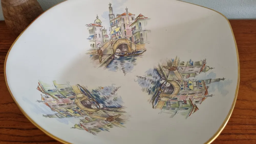 Grote decoratieve schaal Boch Keralux Vénice My Store