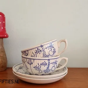 Grote kop en schotel Boch "Saxe" Copenhague My Store