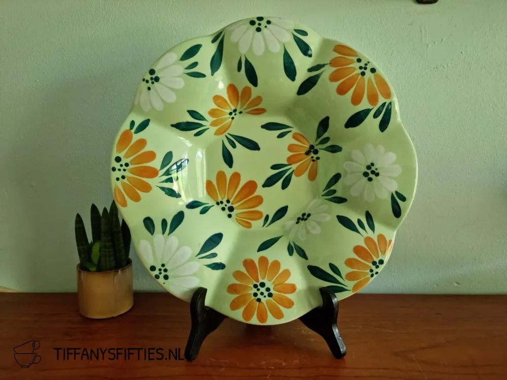Grote schaal Boch Chevalier groen met bloemen My Store