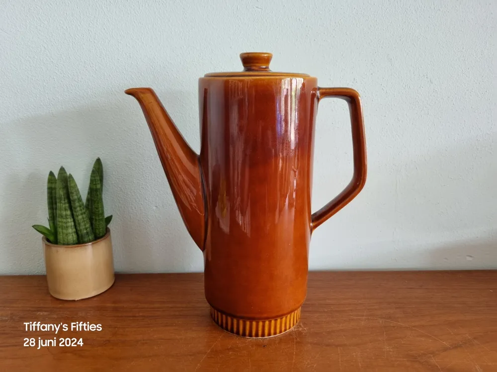 Koffiepot Boch "Delta" bruin My Store
