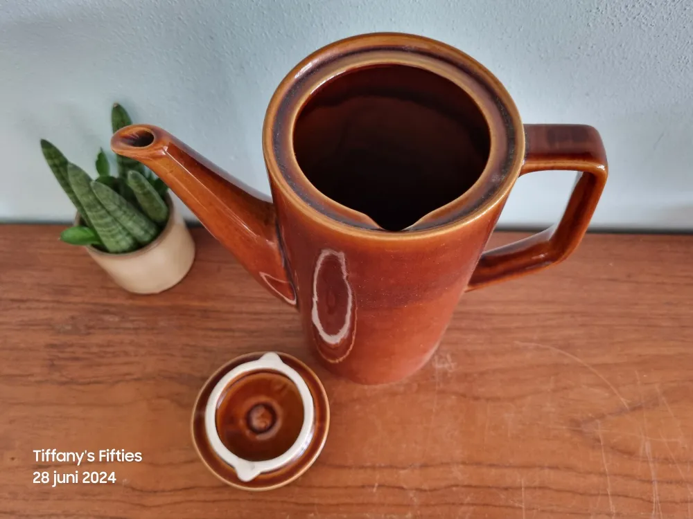 Koffiepot Boch "Delta" bruin My Store