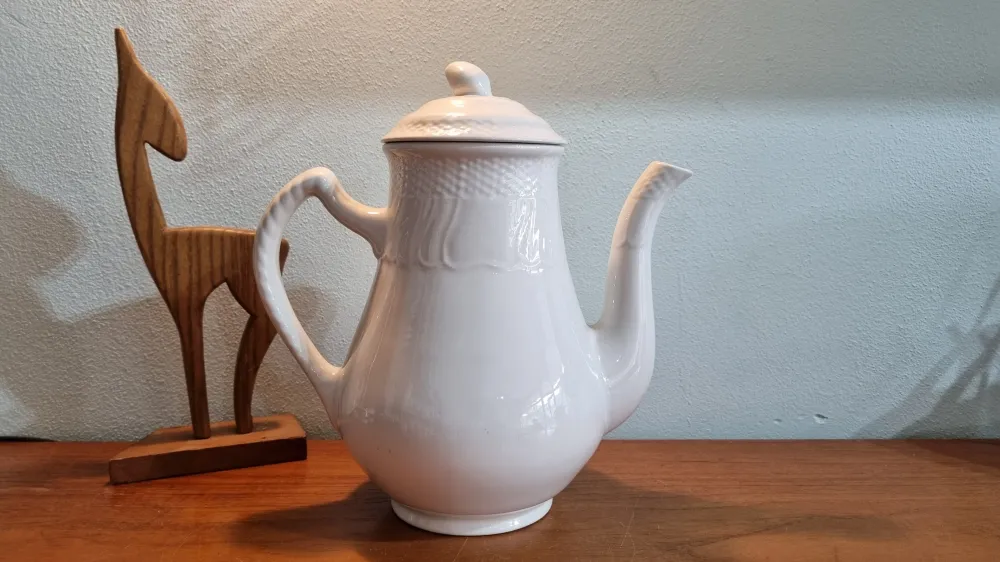 Koffiepot Boch "Osier" wit My Store