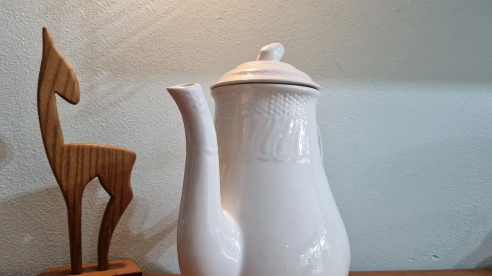 Koffiepot Boch "Osier" wit My Store