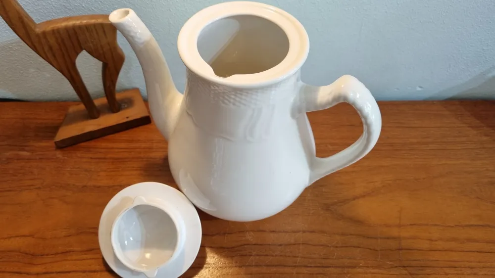 Koffiepot Boch "Osier" wit My Store