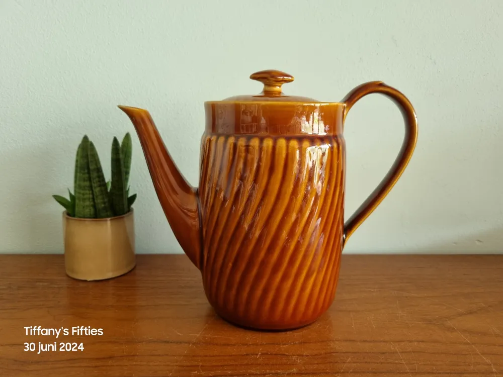 Koffiepot Boch "Trianon" bruin My Store