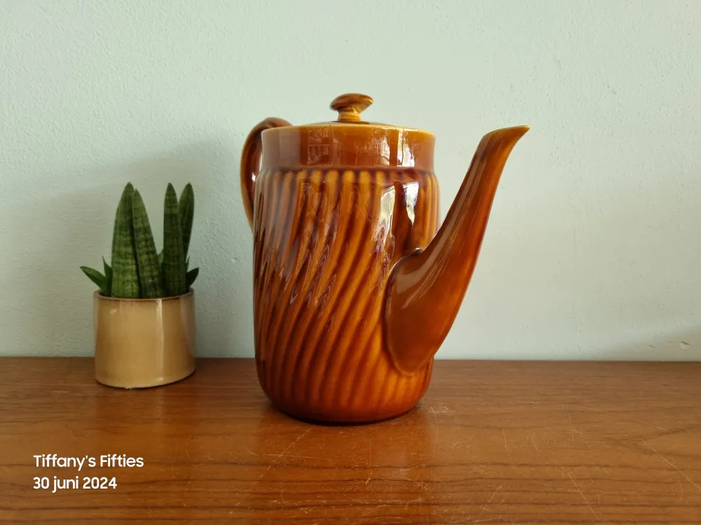Koffiepot Boch "Trianon" bruin My Store
