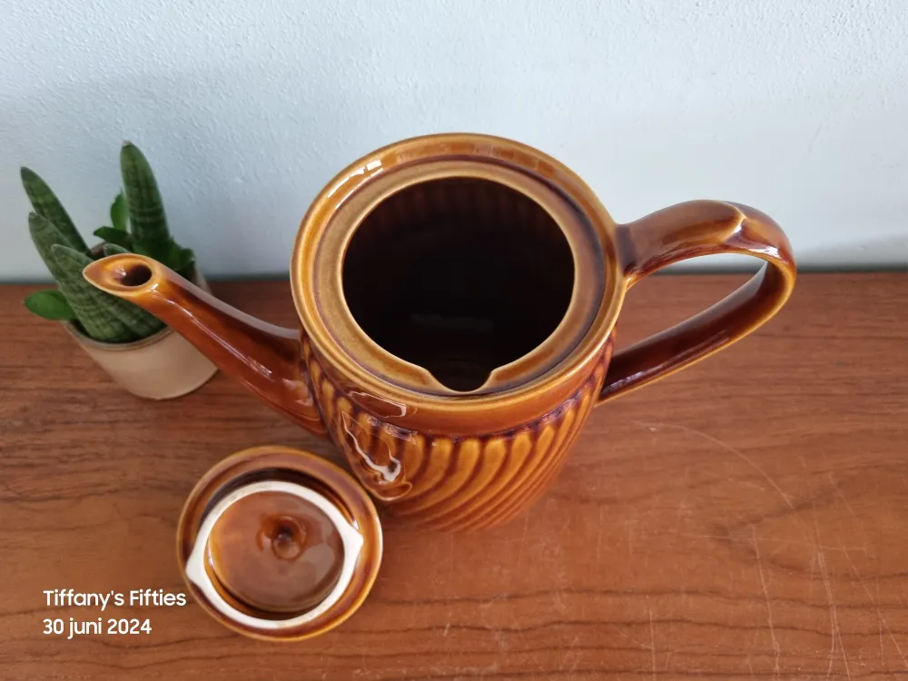 Koffiepot Boch "Trianon" bruin My Store