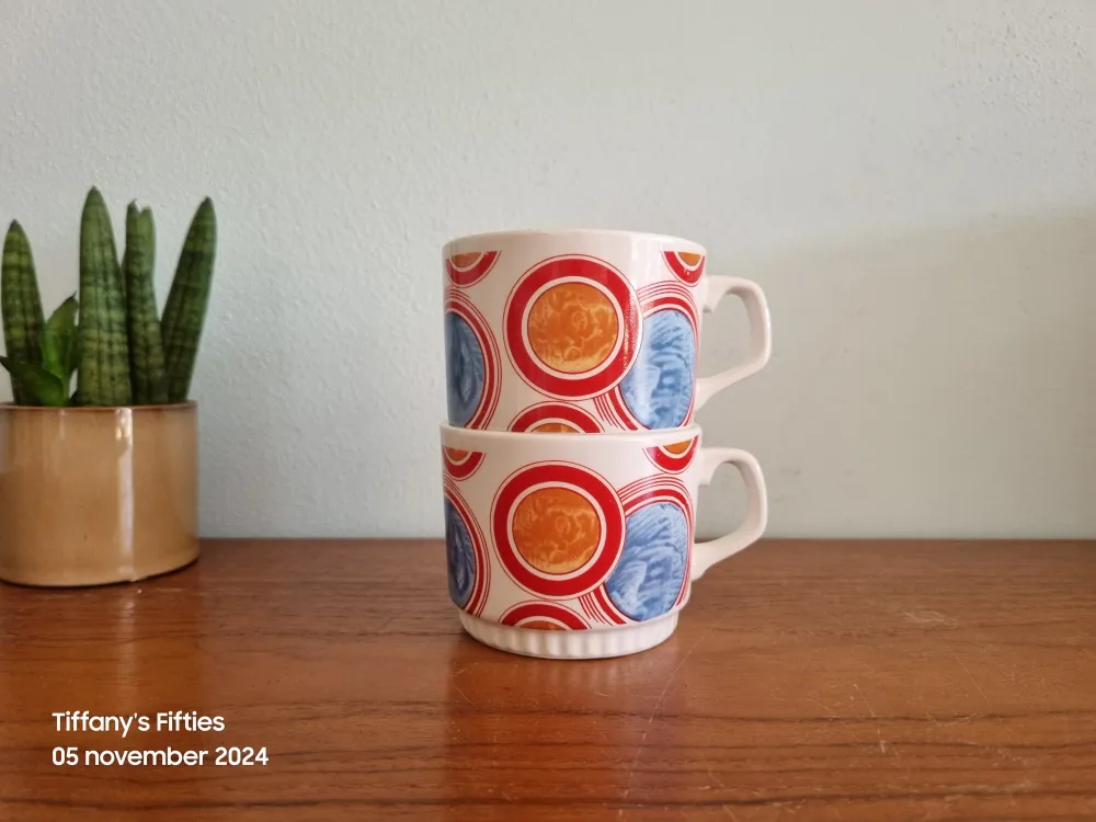 Kopje Boch Olympia oranje-blauw My Store